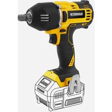 Kömürsüz Akülü Somun Sıkma 18V 1/2 400NM 2x4.0 Ah Akü Rtrmax X-Lıon