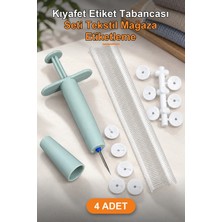 Yenilig 4 Adet Kıyafet Etiket Tabancası Seti Tekstil Mağaza Etiketleme