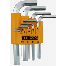 HEX ALLEN ANAHTAR 9 LU SET KISA RTRMAX - RH03851