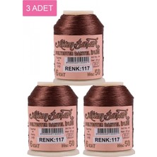 Pileli Store 3 Adet Altınbaşak Oya ve Dantel Ipi 20 gr - Royaleks - No: 117