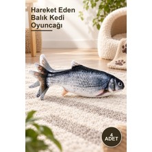 Yenilig 4 Adet Hareket Eden Balık Kedi Oyuncağı