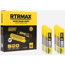 Maket Bıçağı Yedeği Geniş (100 Ad) Rtrmax