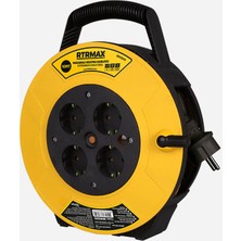Makaralı Uzatma Kablosu El Tipi 10MT 3x1 mm Rtrmax