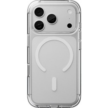 iPhone 18 Pro Kılıf M-Safe Şarj Özellikli Native Union Airbag Tasarımlı Re Clear Serisi Kapak Şeffaf