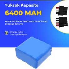 Ümit Maker Mova S70 Roller 6400 Mah 14.4V Robot Süpürge Batarya