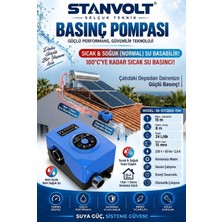Stanvolt 100°C Dayanıklı Güneş Enerjisi ve Sıcak Su Basınç Artırıcı Pompa / 1 Kat 1 Daire Hidroforu (Sessiz &