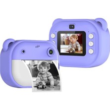 TeknoKapsül Dijital Video Kayıt Fotoğraf Çocuk Kamerası Anlık Termal Resim Kağıt Baskılı