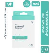 The Purest Solutions Hidrokolloid Yüz Bandı Akneli Ciltler İçin Akne Karşıtı 36 Adet Vegan