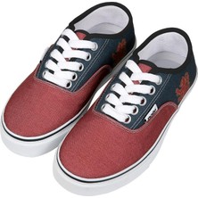 Dogo Kadın Vegan Bordo Sneakers - Warner Bros Harry Potter House Of Gryffindor Tasarım