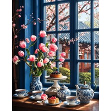 İğne İzi 5d Elmas Boncuk Taş Işleme Mozaik Goblen Kit 40x50cm GC87325 Diamond Painting