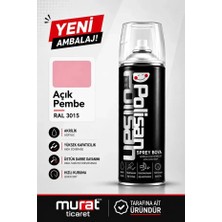 Polisan Akrilik Sprey Boya Açık Pembe Ral 3015 400 ml