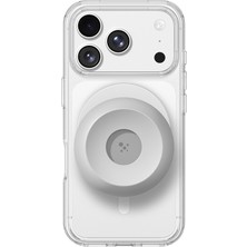 iPhone 18 Pro Max Kılıf M-Safeli Amazingthing Minimal Serisi Type-C Kulaklık ve Standlı Set Şeffaf