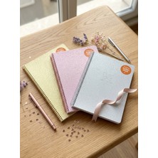 Keskin Color Adalinhome Daily Notes Premium Simli Çizgili Defter Seti - Gold, Pembe, Gümüş / 3 Adet