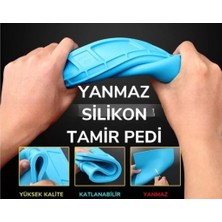 Mbl Isıya Dayanıklı Cepli Mıknatıslı Lehimleme Tamir Pedi, Yıkanabilir Silikon Ped 45cmX30cm