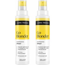 John Frieda Sheer Blonde Go Blonder Sarı Saçlara Özel Renk Açıcı Sprey 2 Adet