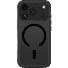 iPhone 18 Pro Max Kılıf M-Safeli Airbag Tasarımlı Amazingthing Titan Pro Lens Serisi Kapak Siyah