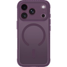 iPhone 18 Pro Kılıf M-Safeli Airbag Tasarımlı Amazingthing Titan Pro Lens Serisi Kapak Mor