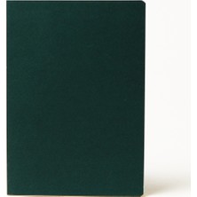 Bazen Defter Koyu Yeşil Açık Ciltli Sert Kapaklı Defter