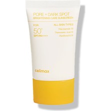 Celimax Pore+Dark Spot Brightening Care Krem Güneş Koruyucu 50ml Tüm Cilt Tipleri İçin SPF50+