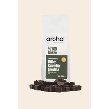 Aroha %100 Kakao Tatlandırılmamış Bitter Kuvertür Çikolata 500 g