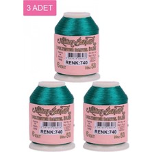 Pileli Store 3 Adet Altınbaşak Oya ve Dantel Ipi 20 gr - Royaleks - No: 740