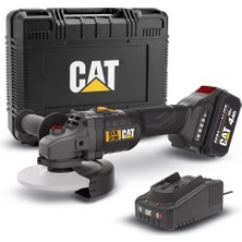 Cat DX3130 18VOLT/4.0AH 125MM Tek Akülü Kömürsüz Profesyonel Avuç Taşlama
