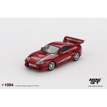 Mını Gt 1:64 Ölçek Mini Gt Toyota Supra Veilside Combat V-I Red Diecast Metal Minyatür Model Araba 5cm