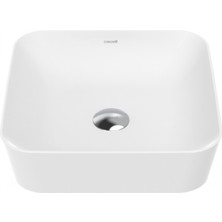Creavit Ultra Kare Çanak Lavabo 40CM Beyaz