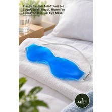 Yenilig 1 Adet Soğuk Sıcak Jel Göz Maskesi – Elastik Lastikli Anti-Toksit Jel, Soğuk/sıcak Terapi, ve Epilasyon Için, Gel Eye Mask