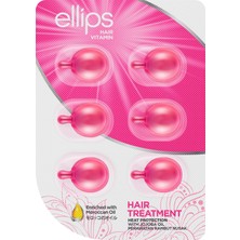 Ellips Onarıcı Bakım Kürü Saç Vitamini Argan Yağı İçeren 6 Adet İşlem Görmüş Saçlar İçin