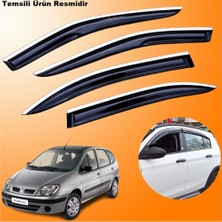 Friemats Renault Scenic 1 Krom Cam Rüzgarlığı Abs Nikelaj Kromlu Mügen Cam Rüzgarlığı 1998-2004 Arası 4 Parça