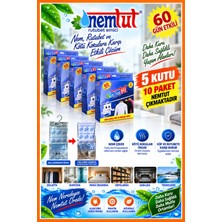 Nem Tut Nem Alıcı  Rutubet Emici Korozyon Giderici (5 Kutu İçerisinde 10 Paket)