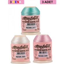 Pileli Store 3 Adet Altınbaşak Oya ve Dantel Ipi 20 gr - Royaleks - No: 905 - 840 - 317