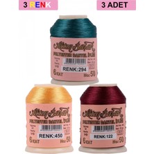 Pileli Store 3 Adet Altınbaşak Oya ve Dantel Ipi 20 gr - Royaleks - No: 450 - 122 - 294