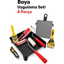 Tabis Boya Uygulama Seti 8 Parça Boya Kabı Rulo Ispatula Izgara Tüm Ihtiyaçlarınız Tek Pakette