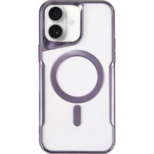 TeknoKapsül iPhone 16 Plus Kılıf Boyi Magsafe Silikon Kapak - Derin Mor