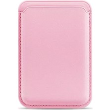 Bi Deri Bideri Magsafe Deri Cüzdan Toz Pembe