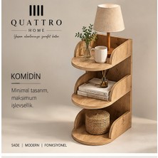 Quattro Home Çok Renkli Suntalam Komodin ve Yan Sehpa