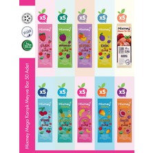 Mixmey Mega Karışık Meyve Bar Paketi 50 Adet | Sağlıklı Atıştırmalıklar – Vegan, Glutensiz (20GR x 50 Adet)