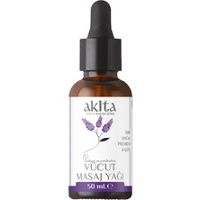 Akita Doğal Mini Vücut Ve Masaj Yağı Lavanta 50mL