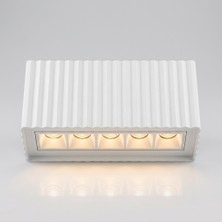 Avizen Lighting Project Sıva Üstü LED Armatür 10W Günışığı Gold Siyah Beyaz Kasa Spot Işık Lamba