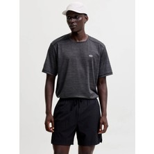 Jack & Jones Jjsflux Melange T-Shırt Black