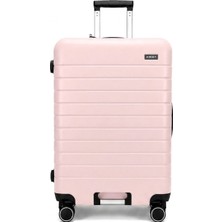 Away Prime Model Büyük Boy Toz Pembe Valiz