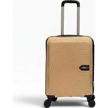Away Çizgili Model Kabin Boy Gold Valiz