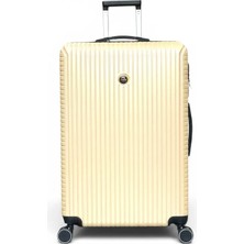 Away Grand Model Büyük Boy Krem Valiz