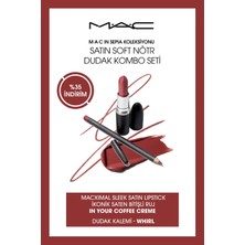 M.A.C In Sepia Koleksiyonu: Satin Soft Nötr Dudak Kombo Seti