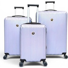 Away Grand Model Kabin Boy + Orta Boy + Büyük Boy Lavanta Valiz Seti