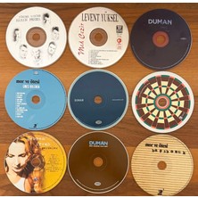 Raks 9 Adet Türkçe Pop CD (Kartonet ve Kutuları Yoktur Sadece Fotoğraftaki Cd'ler Gönderilecektir) Şebnem Ferah Levent Yüksel Duman Mor ve Ötesi ...