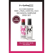 M.A.C In Sepia Koleksiyonu: First + Final Layer Fix+ Duo Ikili Makyaj Sabitleme Sprey Seti ​