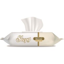Sleepy Islak Havlu Mendil 90 Yaprak Beyaz Sabun Kokulu Plastik Kapaklı Tekli Pk